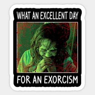 Exorcism Rituals The Exorcists Occult Design Tee Sticker